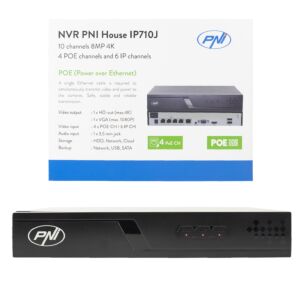 NVR POE PNI House IP710J, 10 kanálů