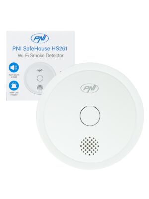 Bezdrátový kouřový senzor PNI SafeHouse HS261 kompatibilní s aplikací Tuya