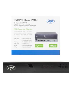 NVR POE PNI House IP710J, 10 kanálů