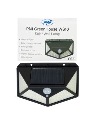 LED solární lampa PNI GreenHouse